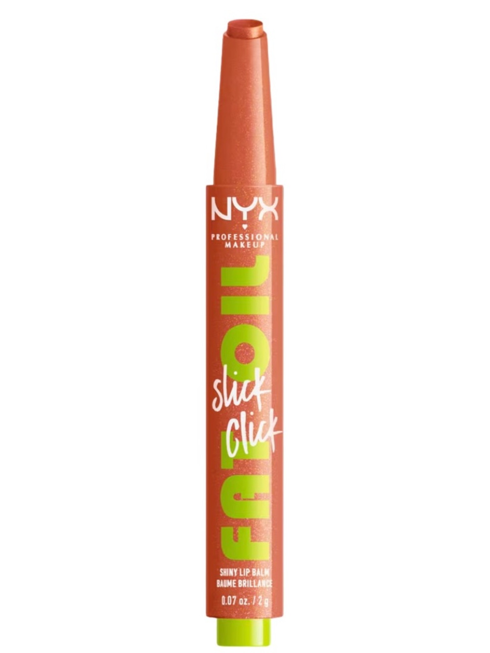 3/$12 NYX 06 Hits Different Fat Oil Slick Click Shiny Lip Balm